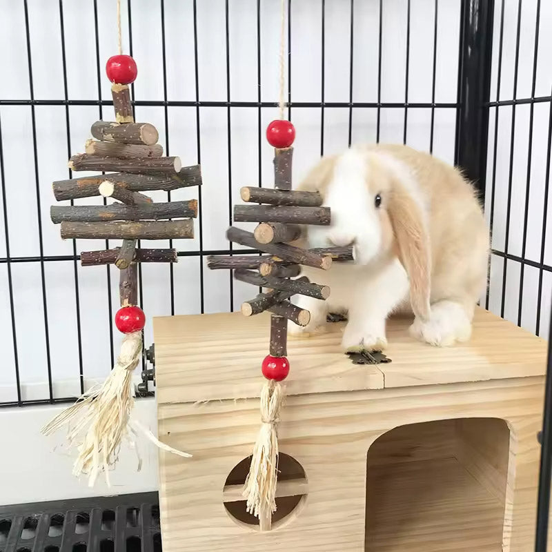Jouet à ronger pour lapin