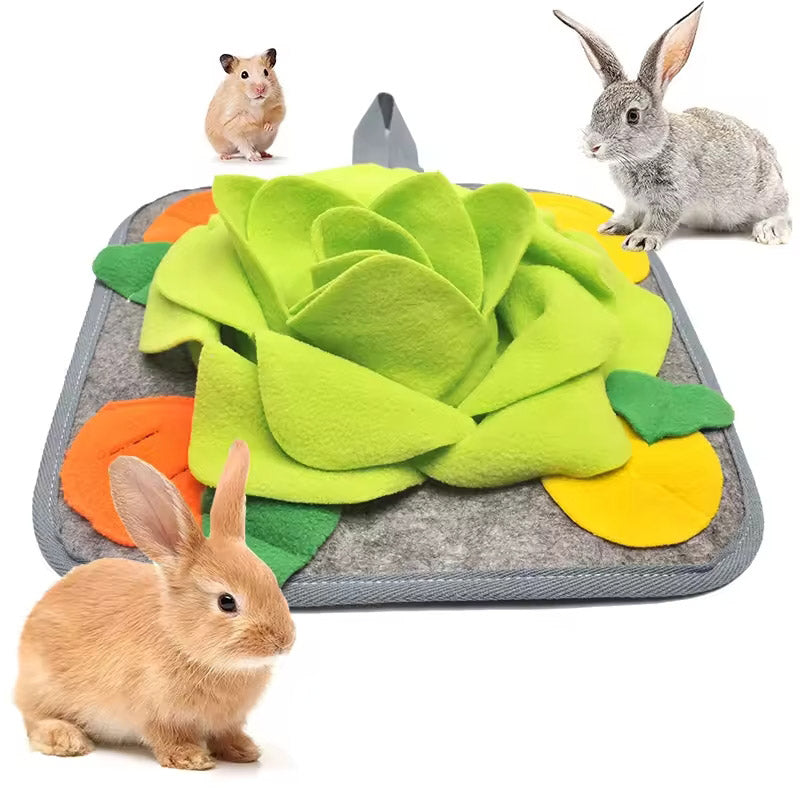 Tapis de fouille lapin